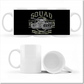 Nyomott mintás bögre Elit tank 203 háború