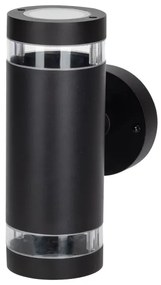 Kültéri fali lámpa RINO 2xGU10/12W/230V IP54 fekete