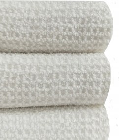 Wafel-terry Törölköző 100x220cm 100% pamut 360g/m2 Különlegesen Könnyű Fehér