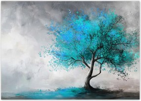 Poszterek A2 Szint Kék fa Modern Art
