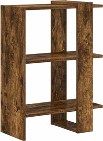 vidaXL Könyvespolc Füstölt tölgy 52 x 25 x 71,5 cm Faanyag