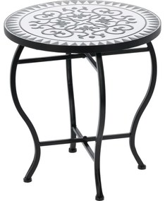 Bistro kültéri asztal mozaika dekorral fény, 38 x magasság 40 cm