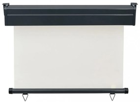 krémszínű oldalsó terasznapellenző 105 x 250 cm
