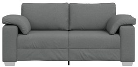 Kétfős Kanapé Sötétszürke 140 cm Szövet