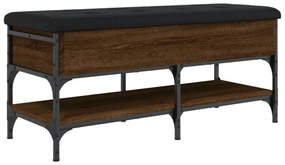 barna tölgy színű szerelt fa cipőpolc 102 x 42 x 45 cm