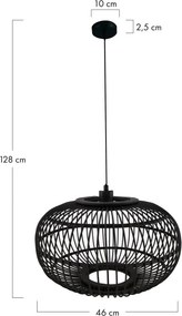 Dijk BAMBOO 55716-074 Függőlámpa 1x40W/E27 IP20
