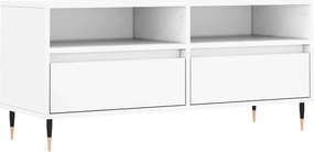 vidaXL fehér szerelt fa TV-szekrény 100x34,5x44,5 cm