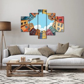 Kép - Házak között (150x105 cm)