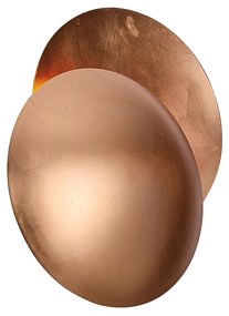 Modern réz fali lámpa 34,5 cm 2-lámpás - Sunrise