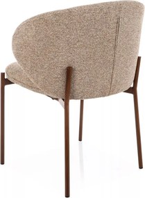 Kioto D étkezőszék bézs/dió