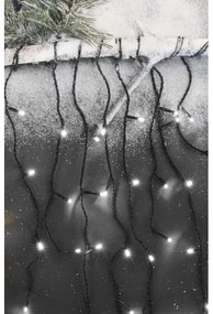 LED Karácsonyi kültéri lánc 600xLED/8 mód 15m IP44  hideg fehér