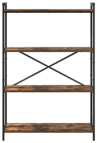 Könyvszekrény Füstölt tölgy 80 x 30 x 118 cm Faanyag