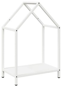 fehér hidegen hengerelt acél tűzifatároló 40x25x60 cm