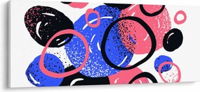 Kép - Motívum élénk színű körökkel (120x50 cm)