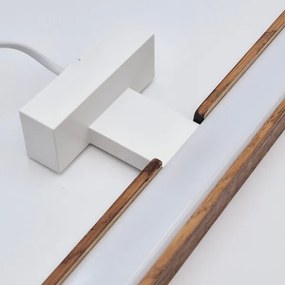 Brilagi-LED Fürdőszobai tükörmegvilágítás WOODY MIRROR LED/12W/230V IP44 tölgy/fehér