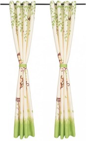 2 db mintás gyerek sötétítőfüggöny 140 x 240 cm