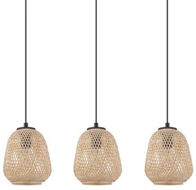 Eglo 43262 - Csillár zsinóron DEMBLEBY 3xE27/40W/230V