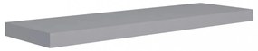 szürke MDF lebegő fali polc 80 x 23,5 x 3,8 cm