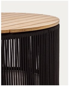 Kerek kerti dohányzóasztal akácfa asztallappal ø 70 cm Dandara – Kave Home