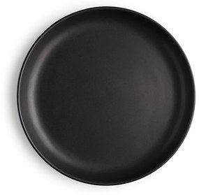 Nordic fekete agyagkerámia tányér, ø 17 cm - Eva Solo