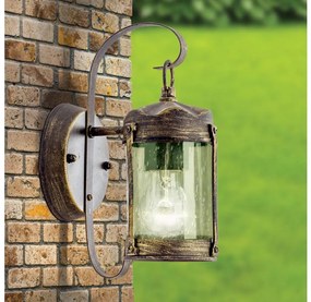 Orion - TAVERNA kültéri fali lámpa 1xE27/60W/230V IP23 bronz/patina