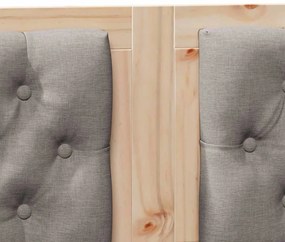 Fejtámla Egyéb Barna és taupe 140 cm Tömör fenyőfa