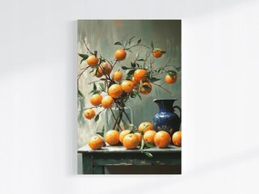 Poszter Dekoráció Váza Narancs Mandarin Kancsó 40x60