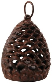 Fenyőtoboz öntöttvas lámpás, ⌀ 9,9 cm - Esschert Design