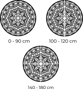 Faragott modern mandala, az élet virága | ZIBEZI