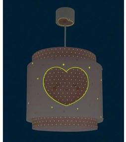 Dalber 76012S - Gyerek csillár BABY DREAMS 1xE27/15W/230V rózsaszín