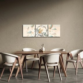 Kép - Boldog egyszarvú (órával) (90x30 cm)