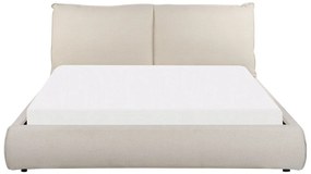 Franciaágy 160 cm Vetiver (szürkésbarna) (ágyráccsal). 1076465