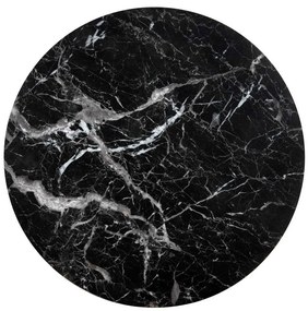 Oreo dohányzóasztal, fekete márvány / fekete
