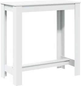 vidaXL fehér szerelt fa bárasztal 102 x 50 x 103,5 cm