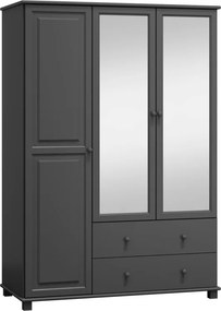 Magic 3 ajtós szekrény NR6 szürke 120'