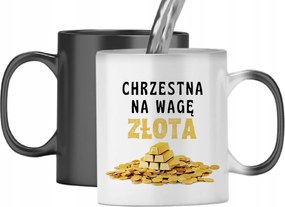 Mágikus Bögre Keresztanyának Színváltós Nyomtatott Fényképpel