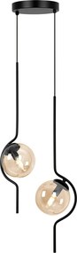 KAJA K-5337 VELA Sárga Színű Függeszték 2xE14 10W IP20