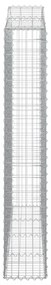 5 db íves horganyzott vas gabion kosár 200x30x180/200 cm