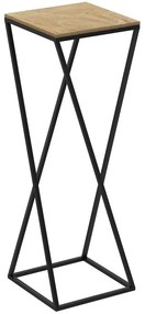 Virágállvány 70x24 cm fekete