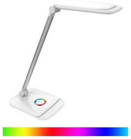Platinet LED RGB Érintős szabályozható asztali lámpa LED/18W/230V + USB PL0154