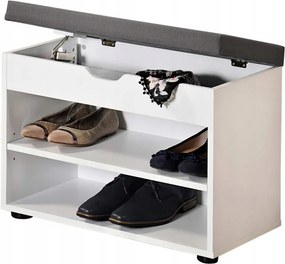 Kétszintes cipőtartó paddal