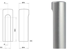 Otlav pánttakaró 3D 14 Szatén ezüst ALU