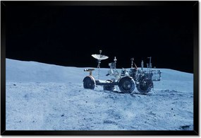 Poszter keretben 60x40 Lunokhod akció hold