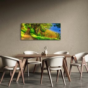 A víz menti sétányok képe (120x50 cm)