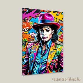 Michael Jackson – Pop Art prémium vászonkép 40x60cm