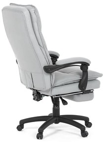 Irodai Forgószék Szinkronmechanizmussal, Ezüst Szövet Kárpittal KA-Y350 SIL