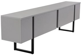 TV szekrény Serenity - Grey, Fekete