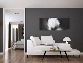 Kép - Fekete-fehér pamutfű (120x50 cm)