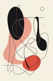 Poszter 53x81cm Absztrakt vibráció