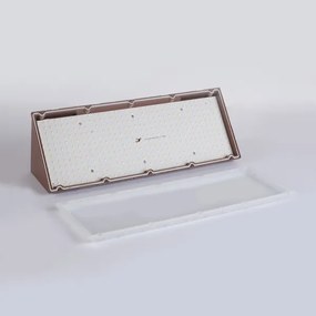 Brilagi - LED kültéri fali lámpatest TRIANGLE LED/42W/230V 3000/4000/6500K barna IP65